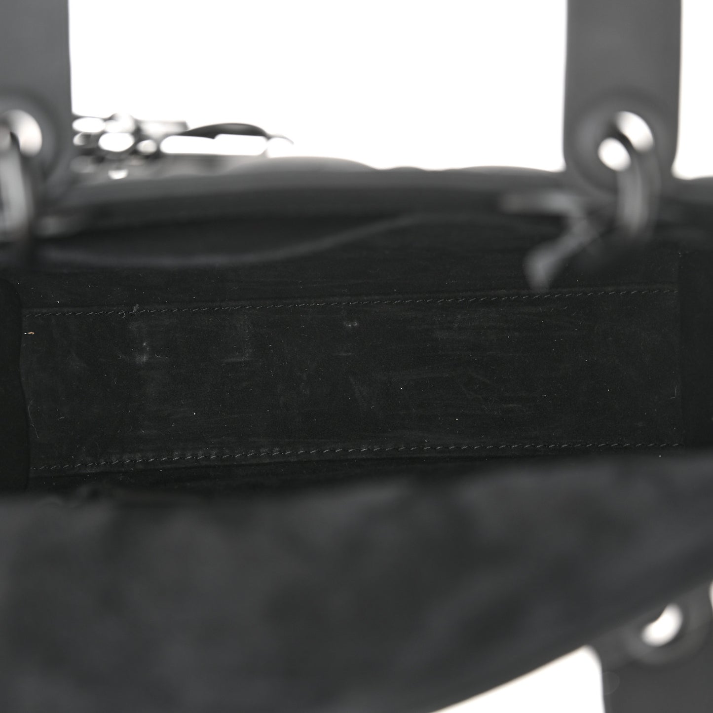 Ultra Matte Calfskin Cannage Small My ABCDior Lady Dior Black