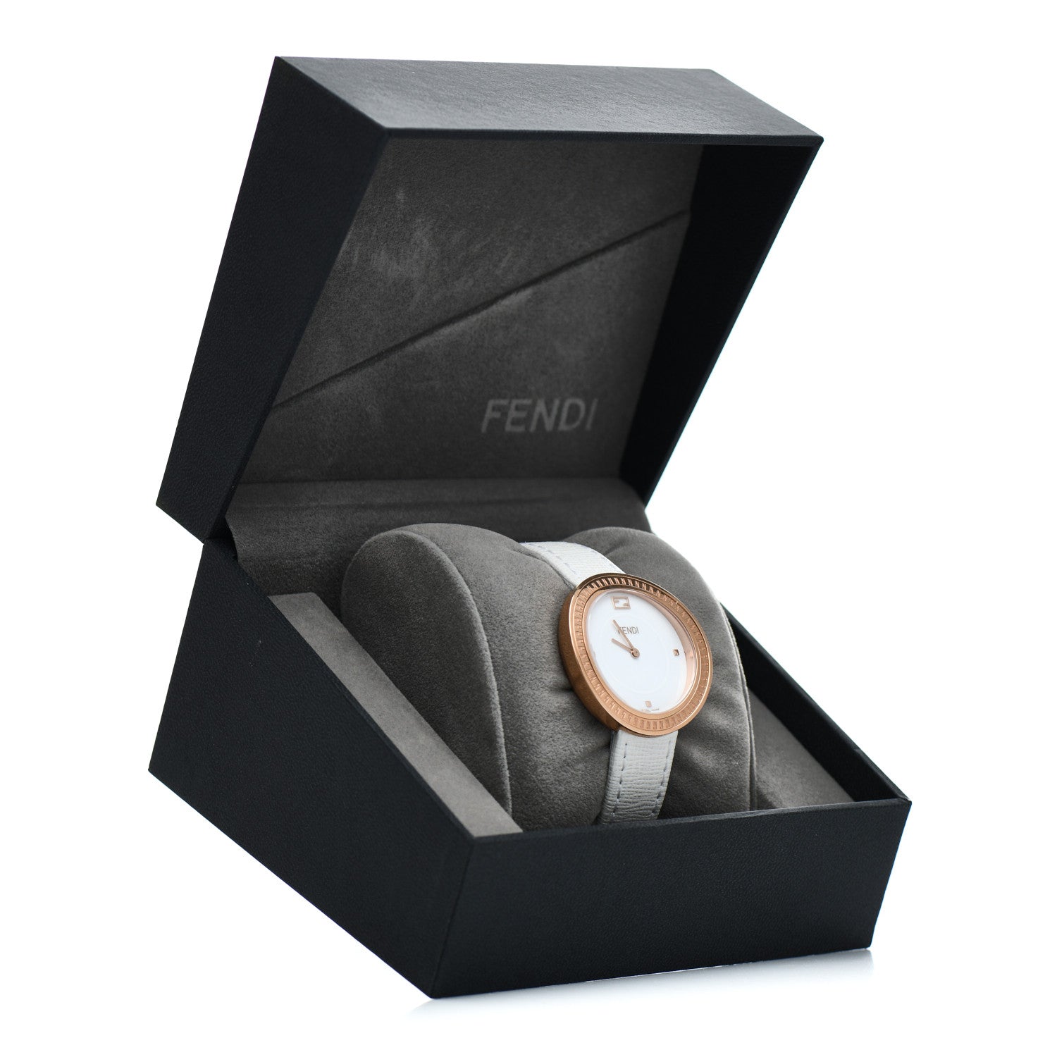 Fendi Stainless Steel Calfskin 36mm My Way Quartz Watch White 5 of 5