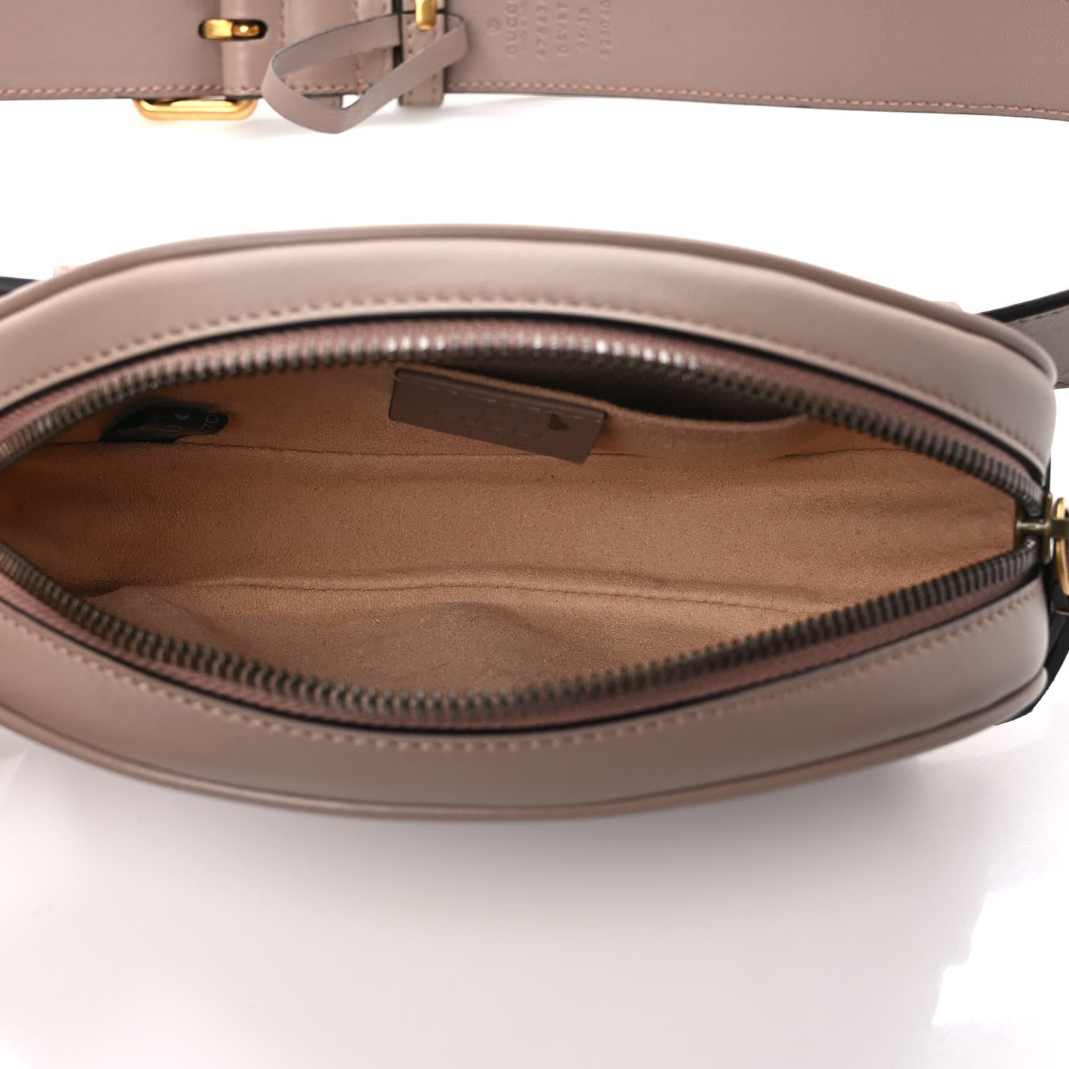 Gucci Calfskin Matelasse GG Marmont Belt Bag 95 38 Porcelain Rose 5 of 10
