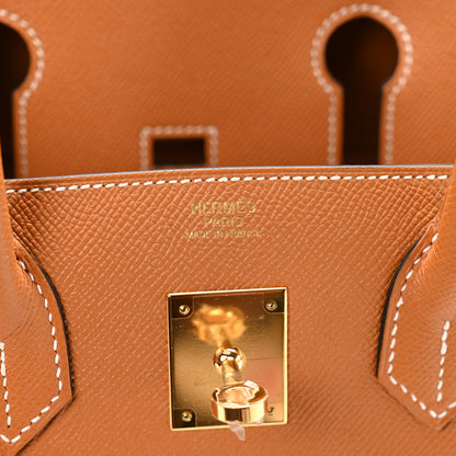 Hermes Epsom Birkin 30 Toffee 6 of 11