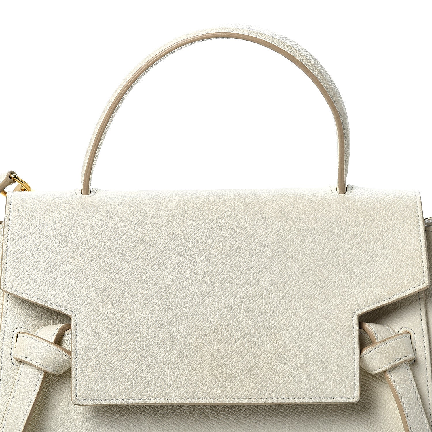 Celine Grained Calfskin Micro Belt Bag White 7 of 13