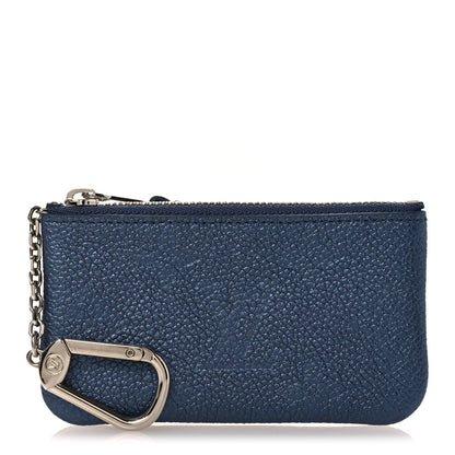 Louis Vuitton Metallic Empreinte Monogram Giant Key Pouch Navy Nacre 3 of 8