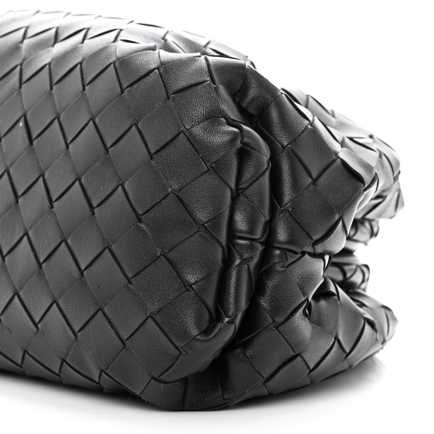 Bottega Veneta Nappa Maxi Intreccio The Pouch Oversized Clutch Black 10 of 13