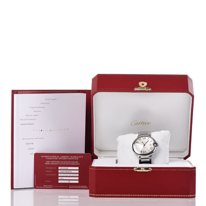 Cartier Stainless Steel 36mm Ballon Bleu De Automatic Watch 11 of 11