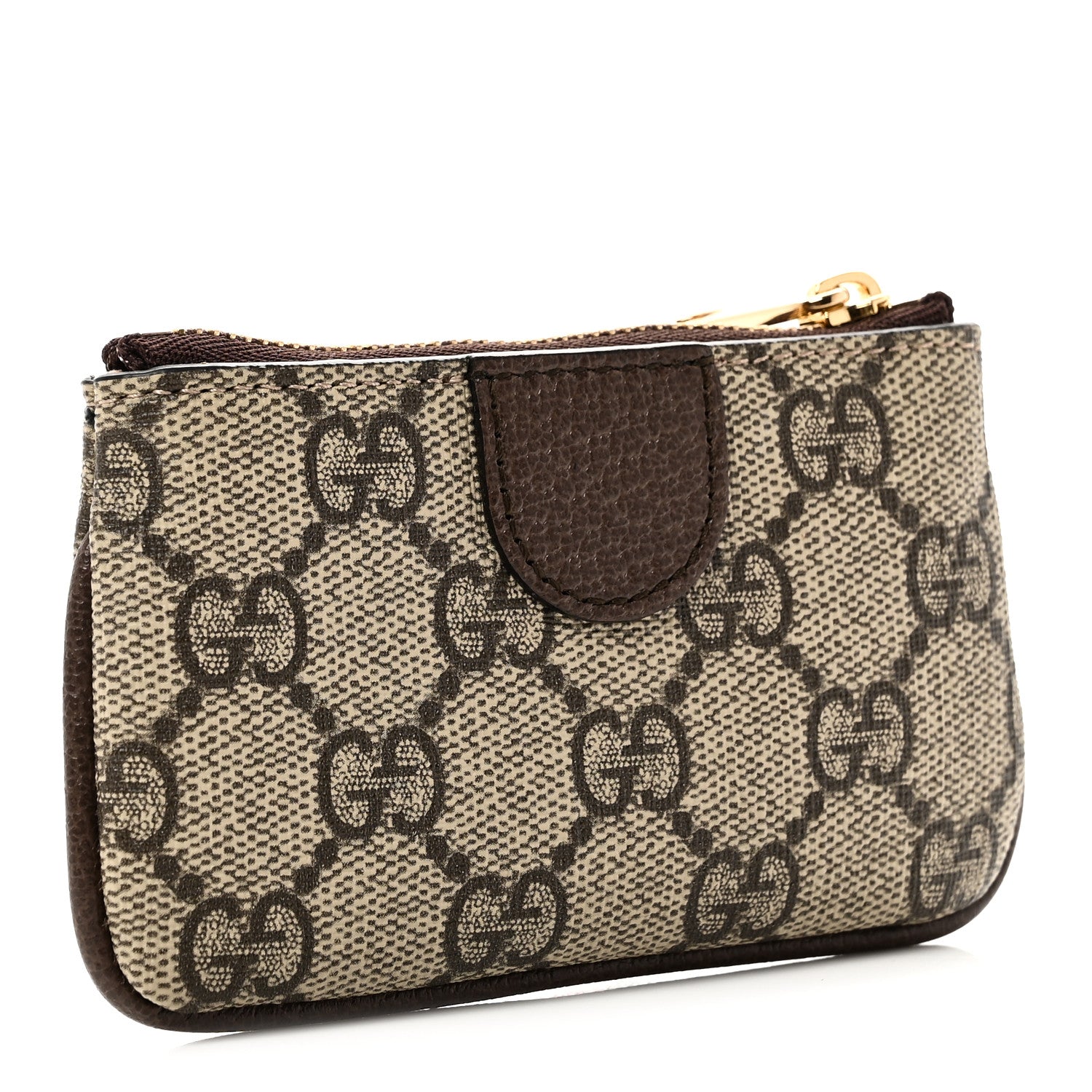 Gucci GG Supreme Monogram Web Ophidia Key Case Beige New Acero 3 of 7
