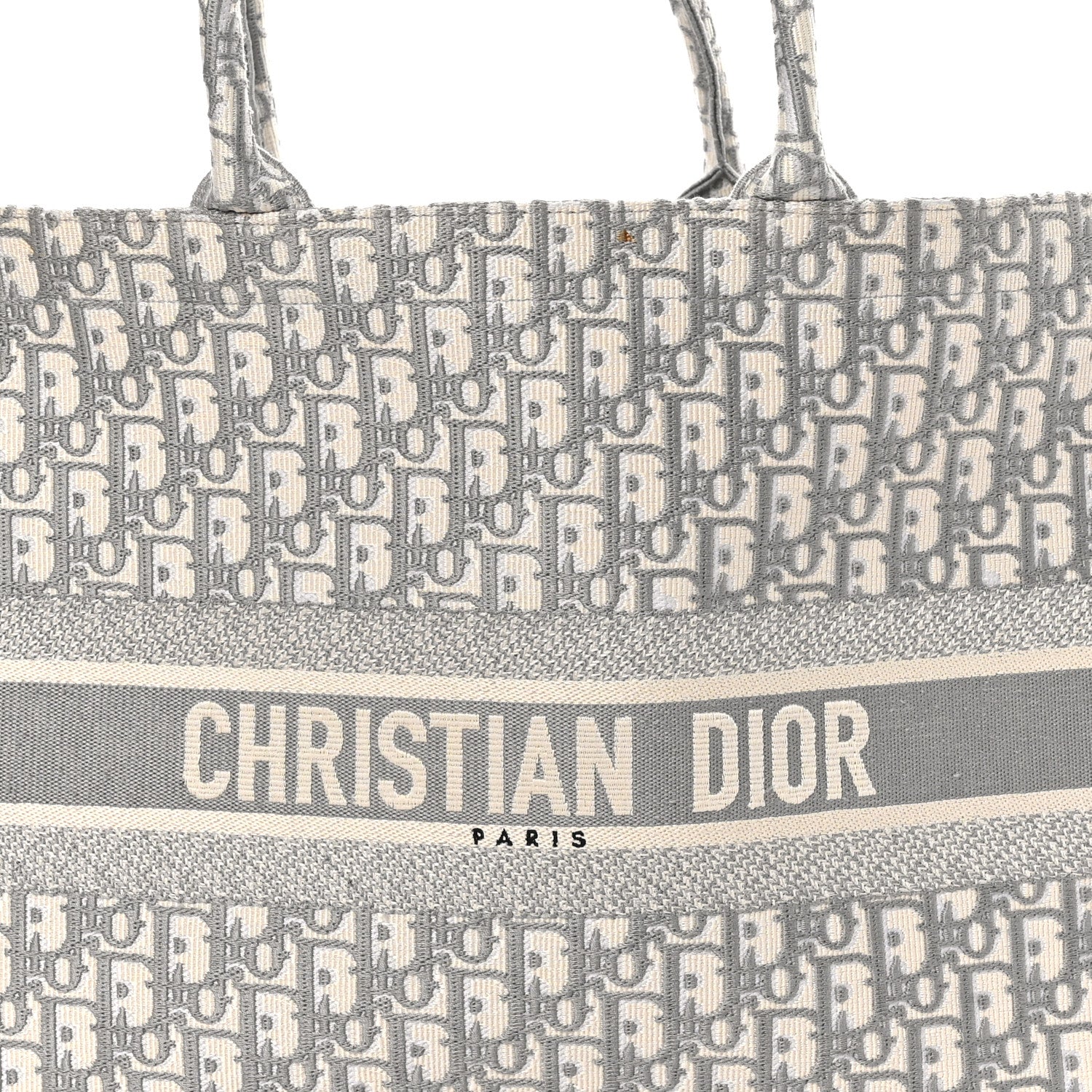 Christian Dior Oblique Large Book Tote Grey 8 of 11