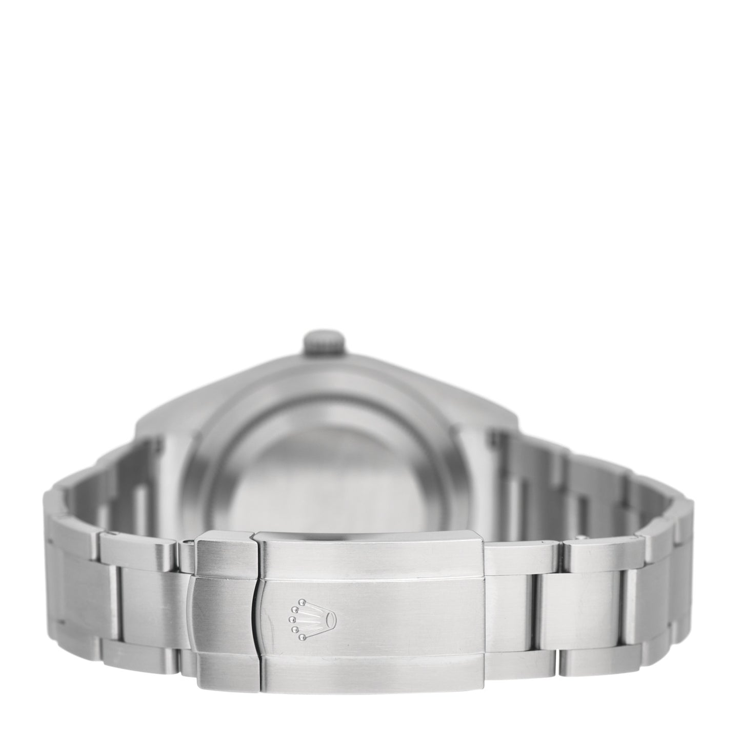 Stainless Steel 39mm Oyster Perpetual Watch Rhodium 114300