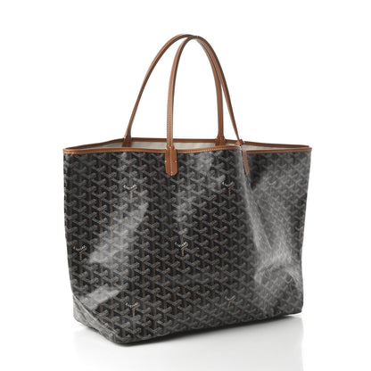 Goyard Goyardine Saint Louis GM Black Gold 3 of 8