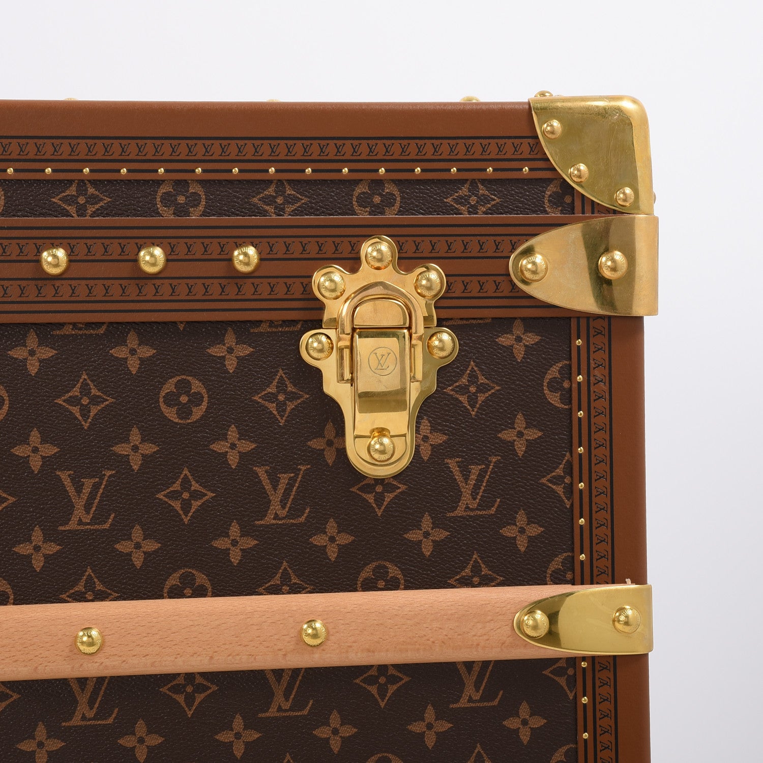 Louis Vuitton Monogram Malle Courrier Lozine Trunk 110 13 of 25
