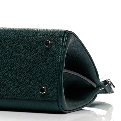Gucci Grainy Calfskin Small Zumi Top Handle Bag Vintage Green 6 of 9
