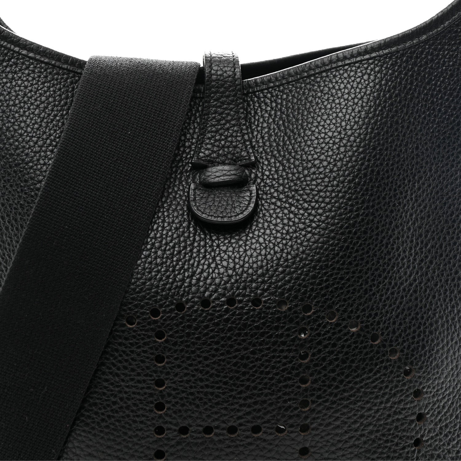 Hermes Taurillon Clemence Evelyne II PM Black 8 of 10