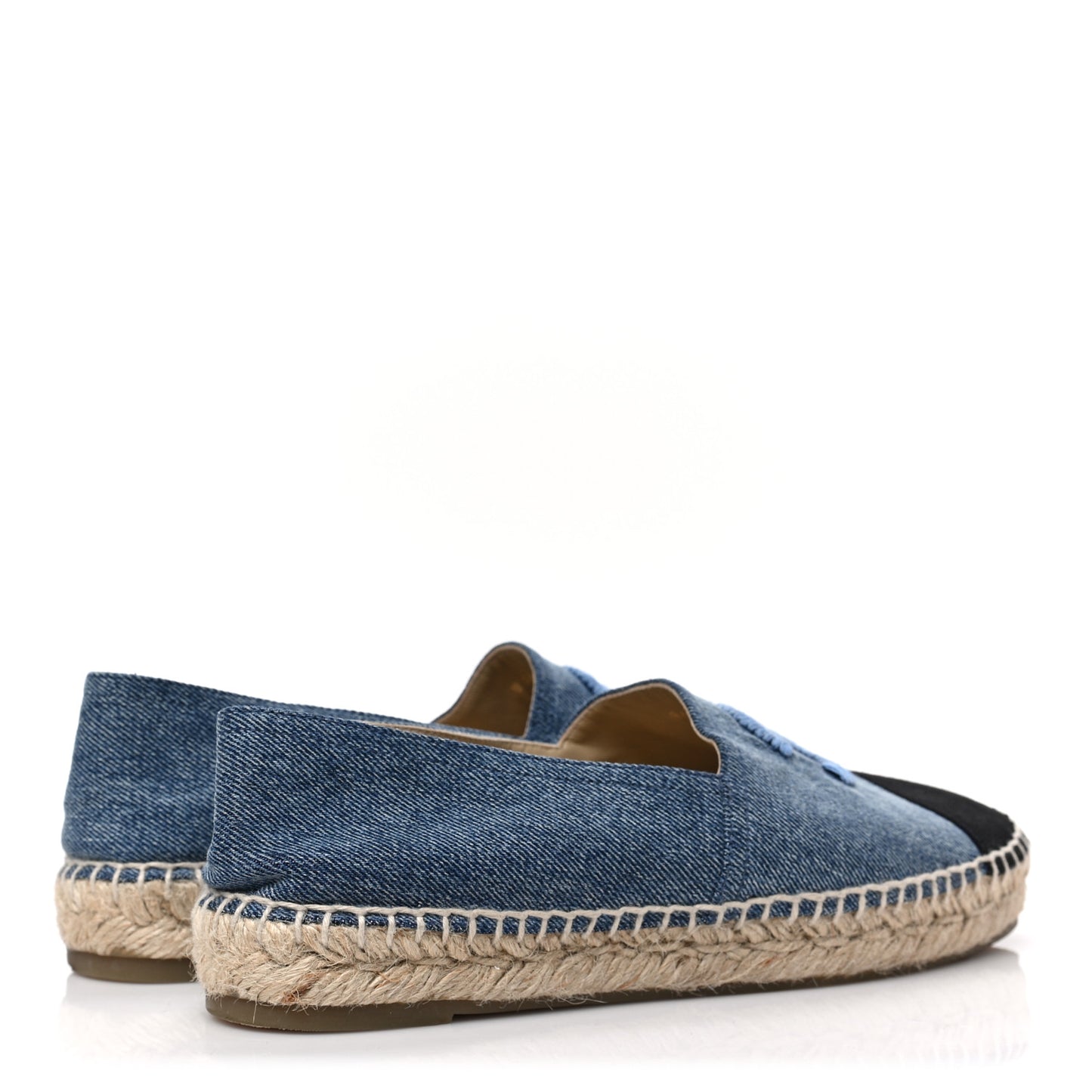 Denim CC Espadrilles 39 Blue Black