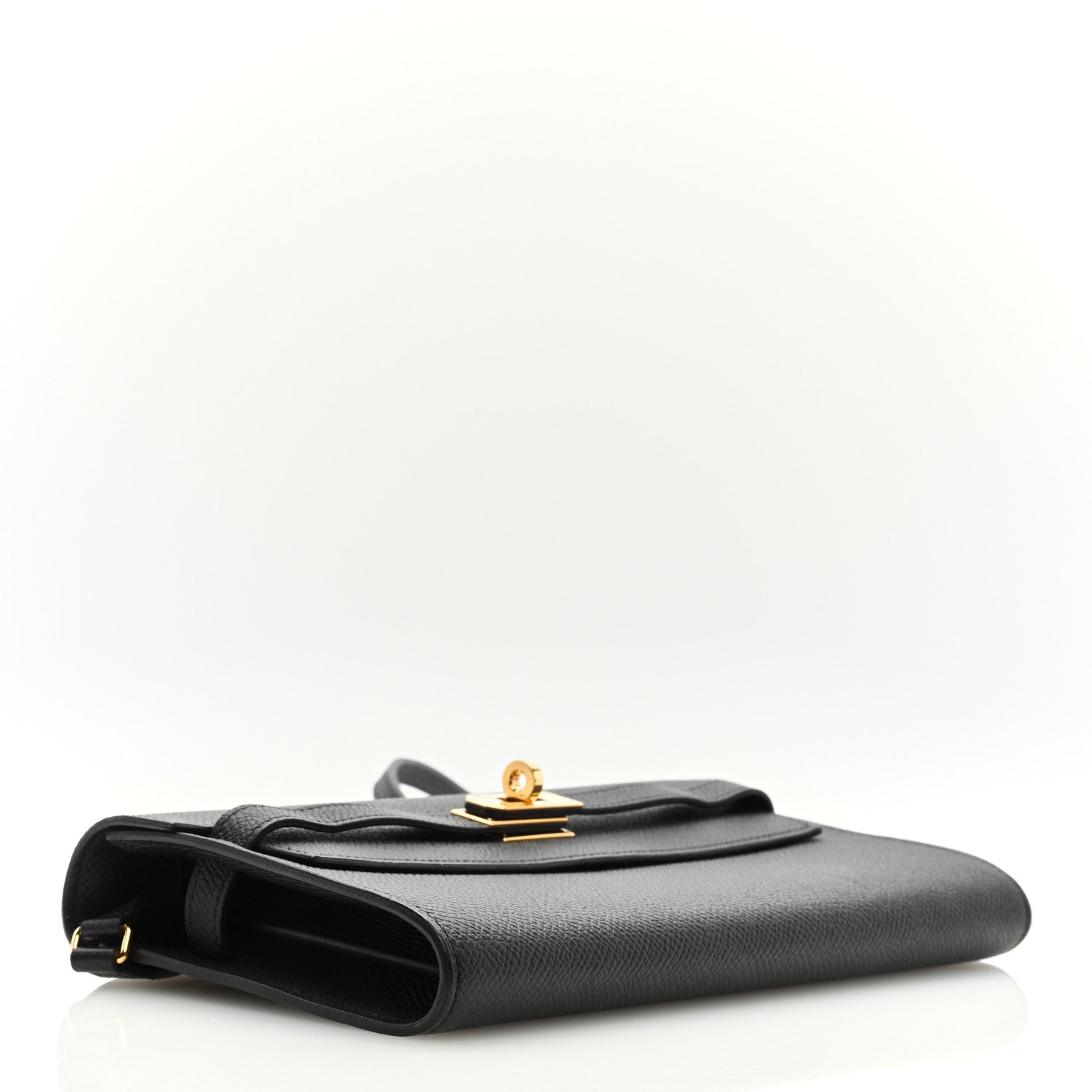 Hermes Epsom Kelly Wallet To Go Black 4 of 8