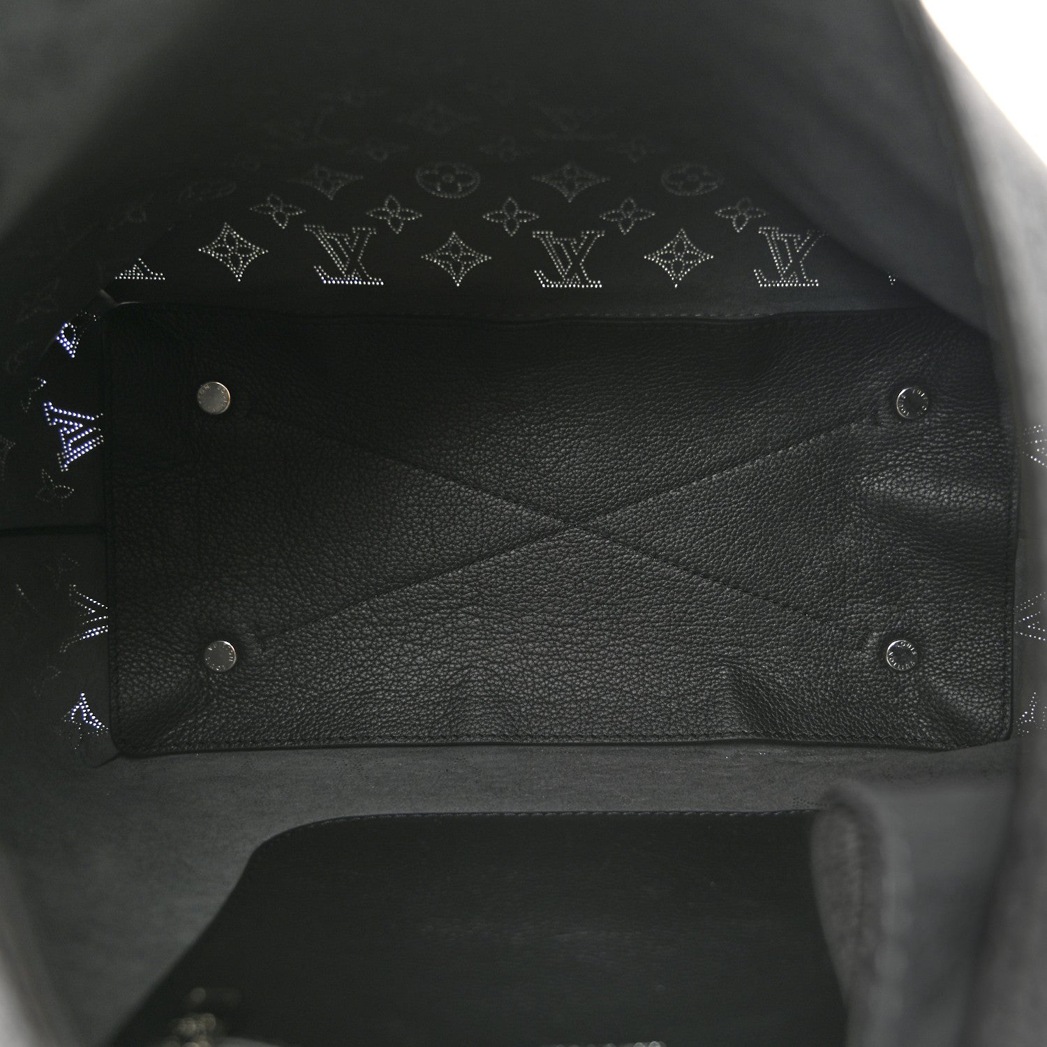Louis Vuitton Mahina Carmel Hobo Black 5 of 13