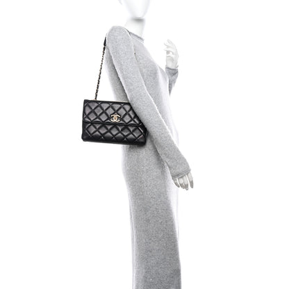 Chanel Lambskin Quilted Medium Trendy CC Flap Black 2 of 14