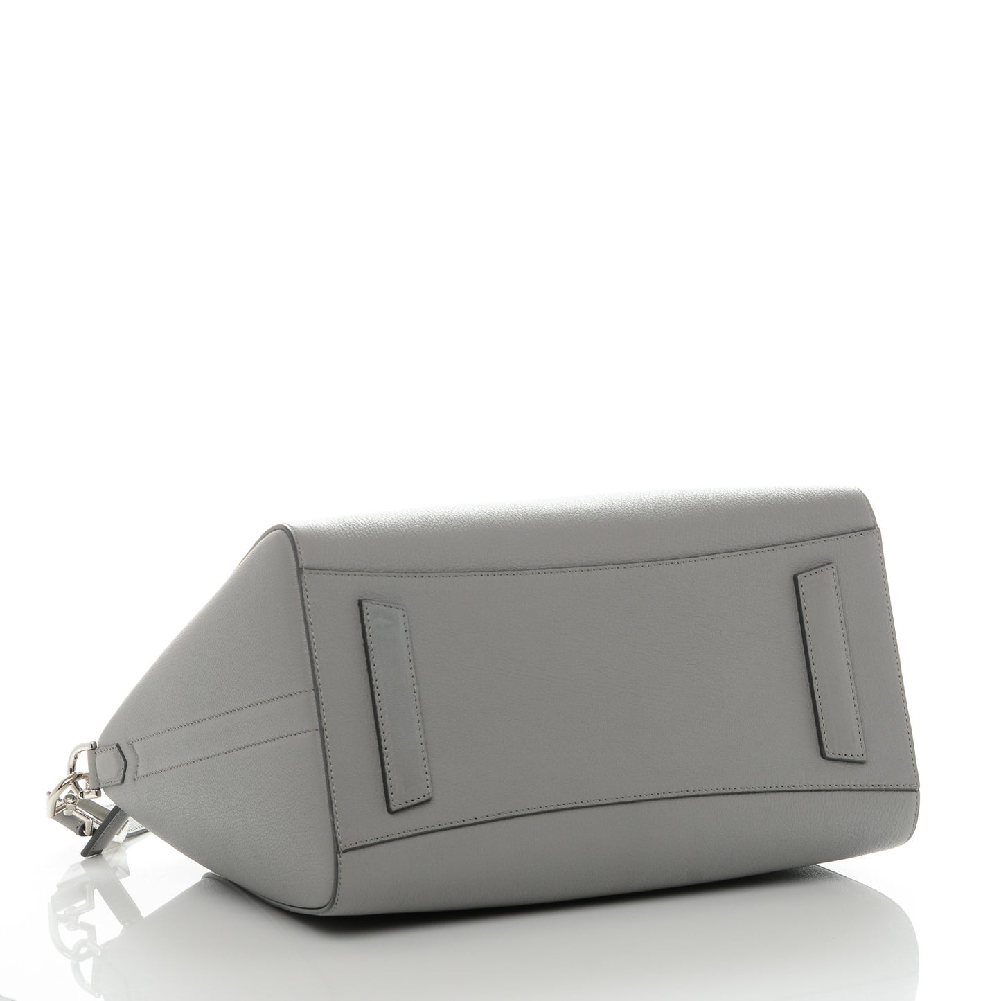 Sugar Goatskin Medium Antigona Pearl Grey