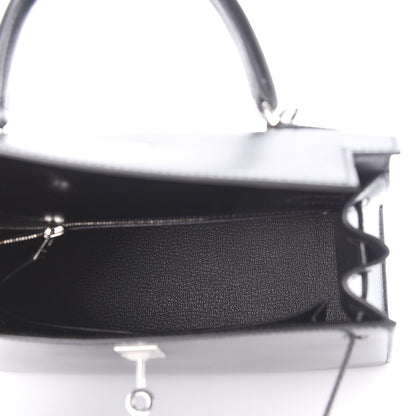 Hermes Box Kelly Sellier 25 Black 4 of 13