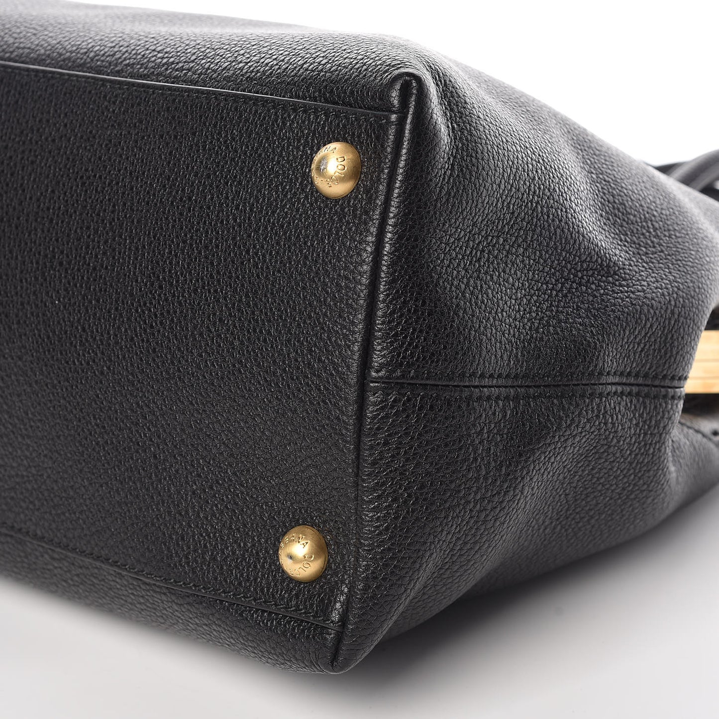 Calfskin Frame Bag Black