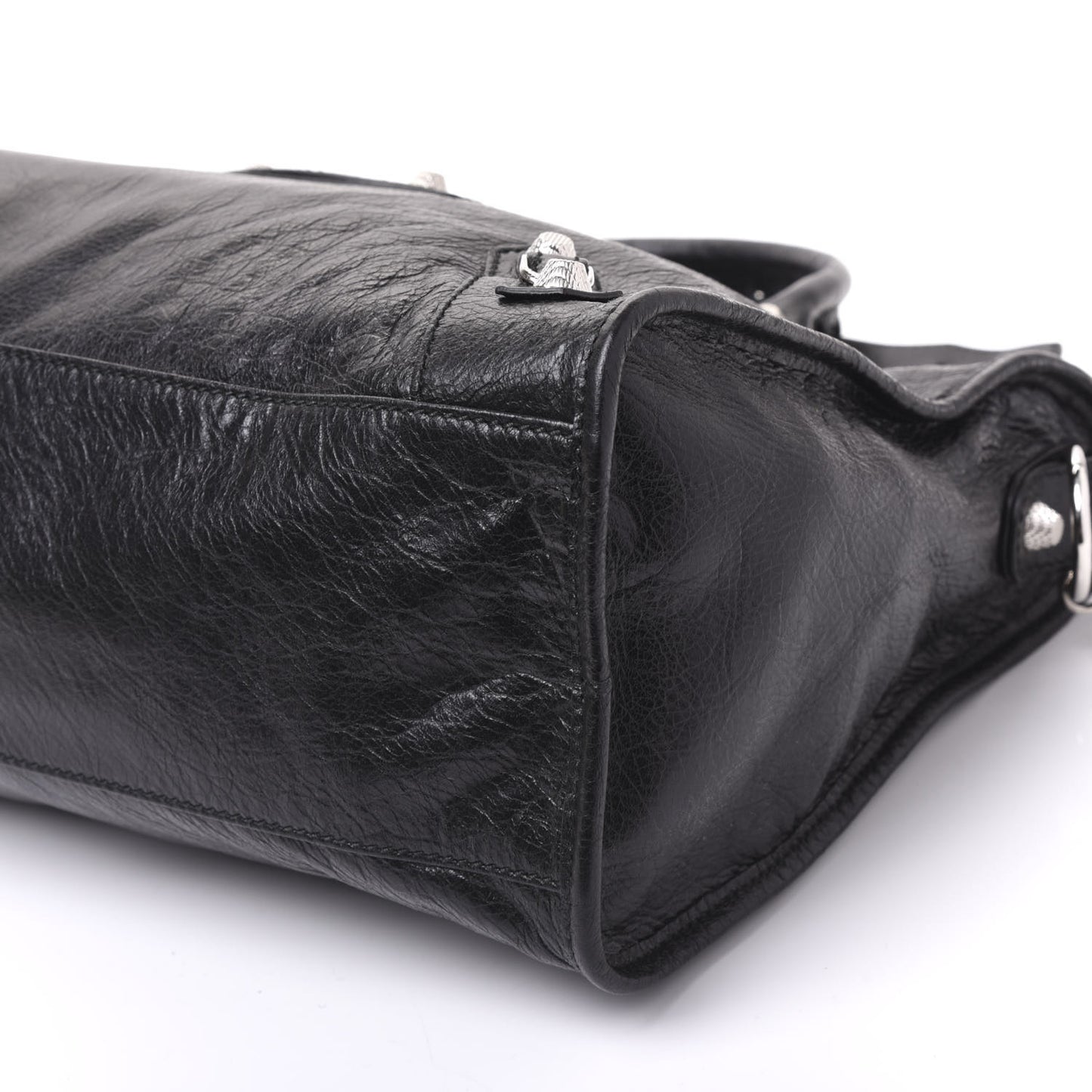 Agneau Giant 12 Silver Hardware City Black