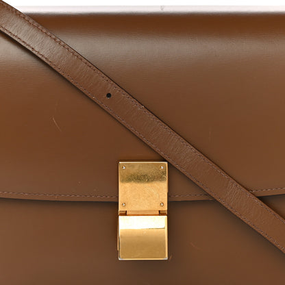 Celine Box Calfskin Medium Classic Box Flap Bag Camel 7 of 18