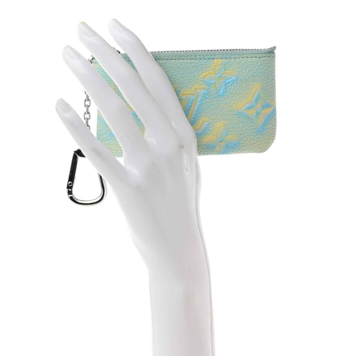 Empreinte Monogram Summer Stardust Key Pouch Water Green