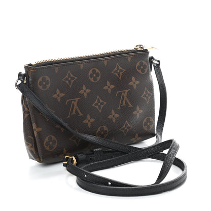 Louis Vuitton Monogram Pallas Crossbody Black 3 of 10