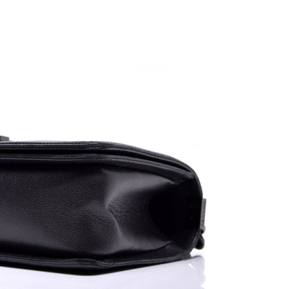 Chanel Caviar Quilted Medium Boy Flap So Black 9 of 10