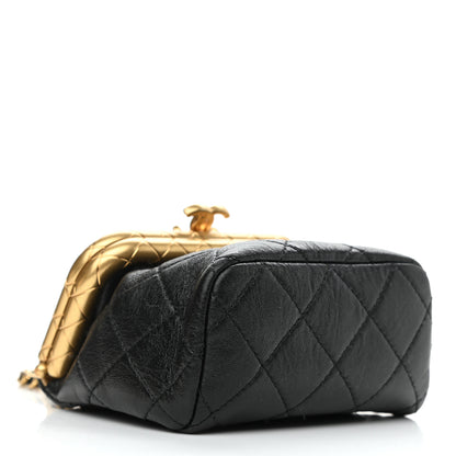 Chanel Lambskin Quilted Small My Crush Bag Black 4 of 11