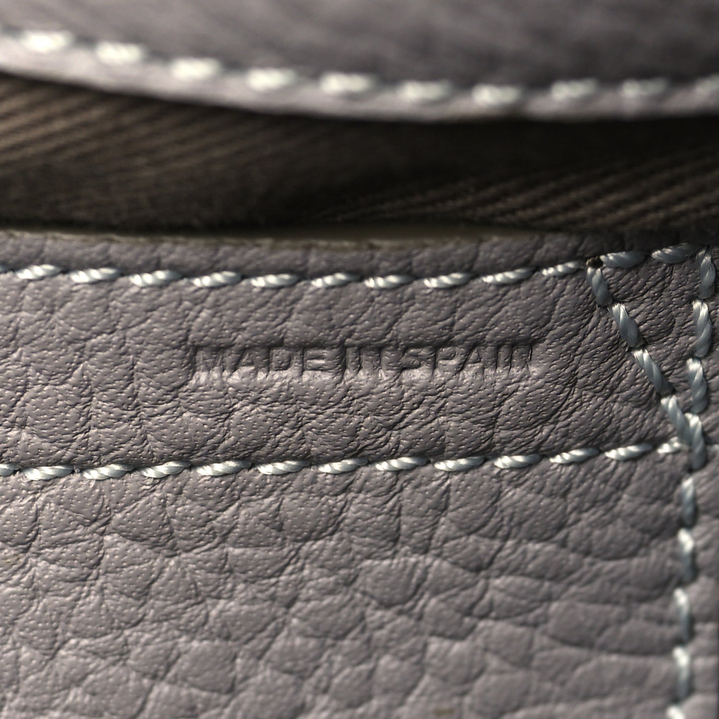 Calfskin Mini Marcie Round Crossbody Bag Cashmere Grey