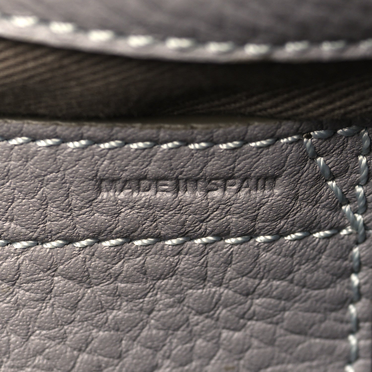 Chloe Calfskin Mini Marcie Round Crossbody Bag Cashmere Grey 7 of 11