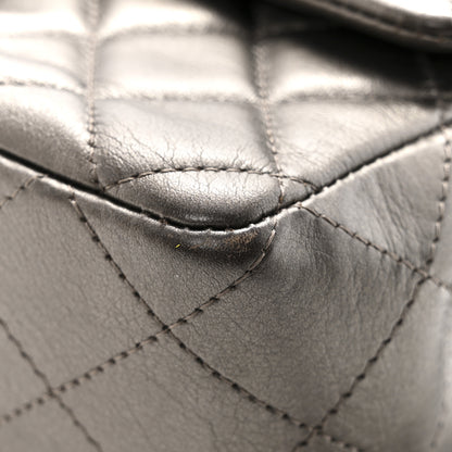 Chanel Metallic Lambskin Quilted Mini Rectangular Flap Ruthenium 13 of 13