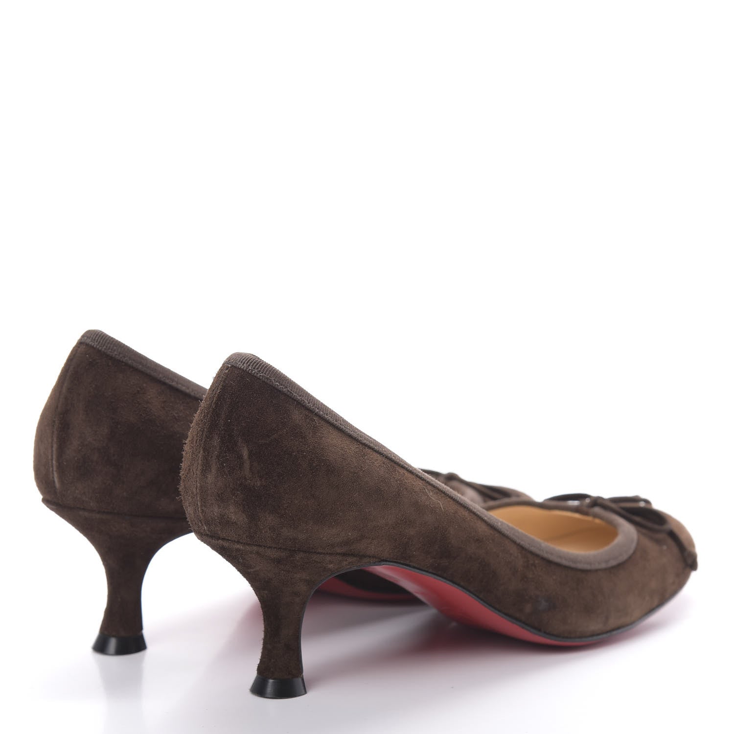 Christian Louboutin Suede Neo Mars 45 Pumps 36 Brown 4 of 7