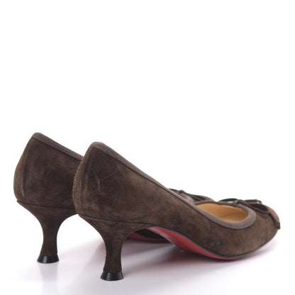 Christian Louboutin Suede Neo Mars 45 Pumps 36 Brown 4 of 7