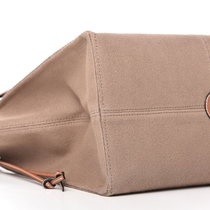 Loewe Canvas Calfskin Cushion Tote Taupe 6 of 9