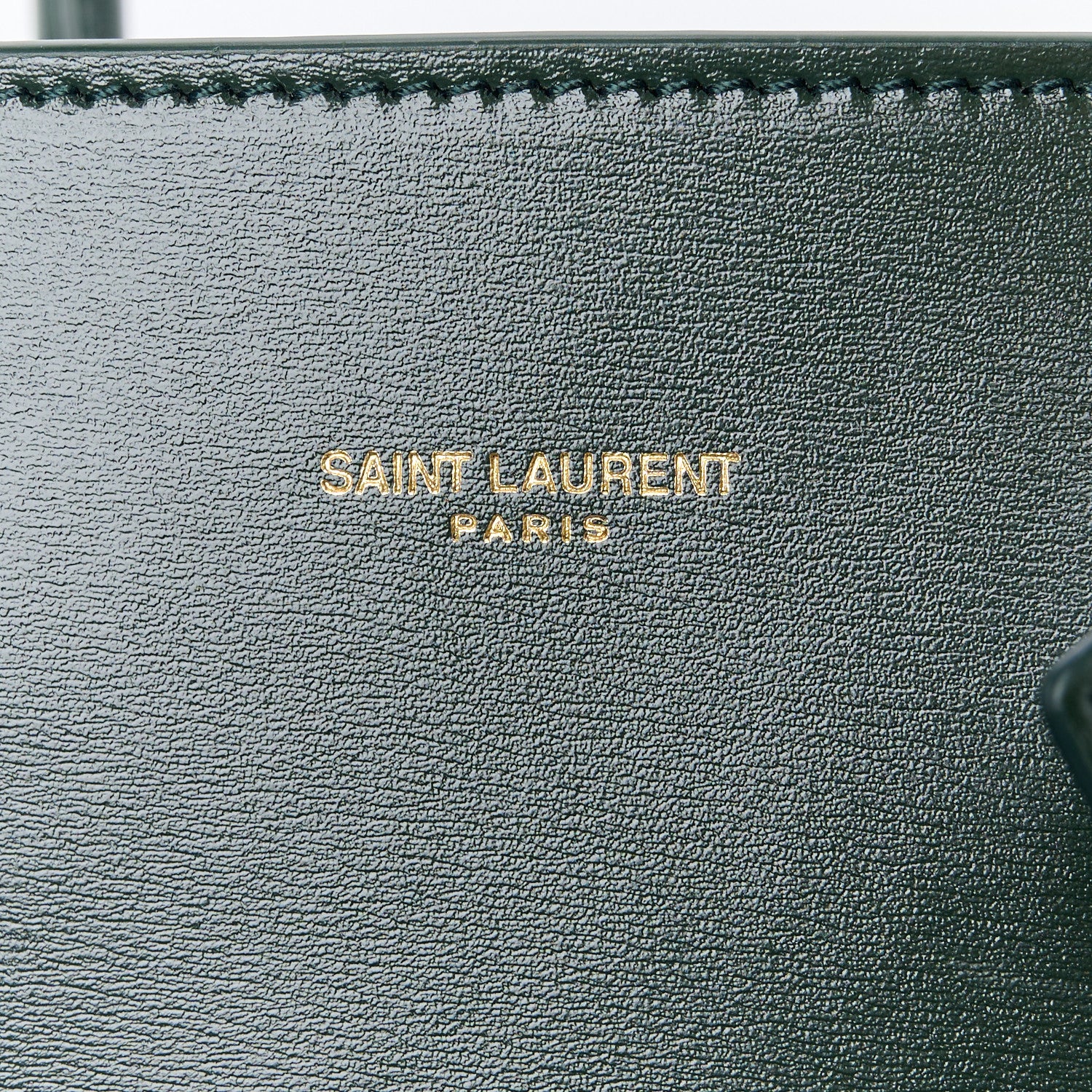 Saint Laurent Calfskin Baby Sac De Jour Dark Vert 7 of 19