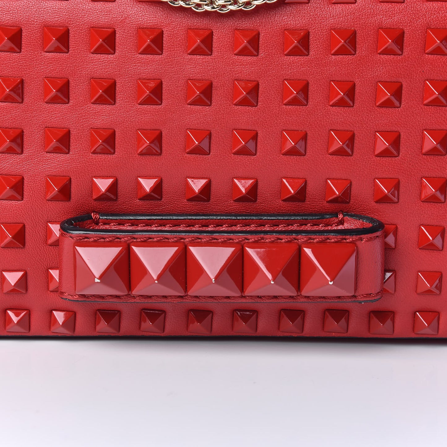 Nappa Allover Stud Va Va Voom Shoulder Bag Rosso Valentino