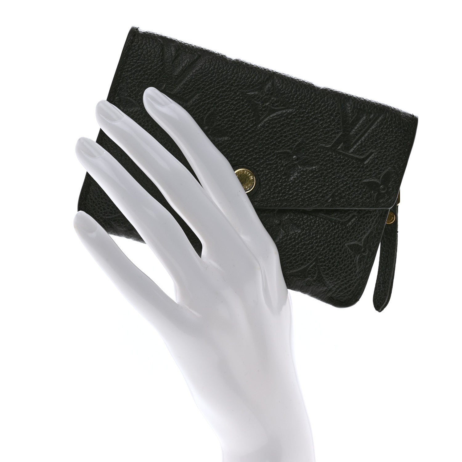 Louis Vuitton Empreinte Key Pouch Black 2 of 9