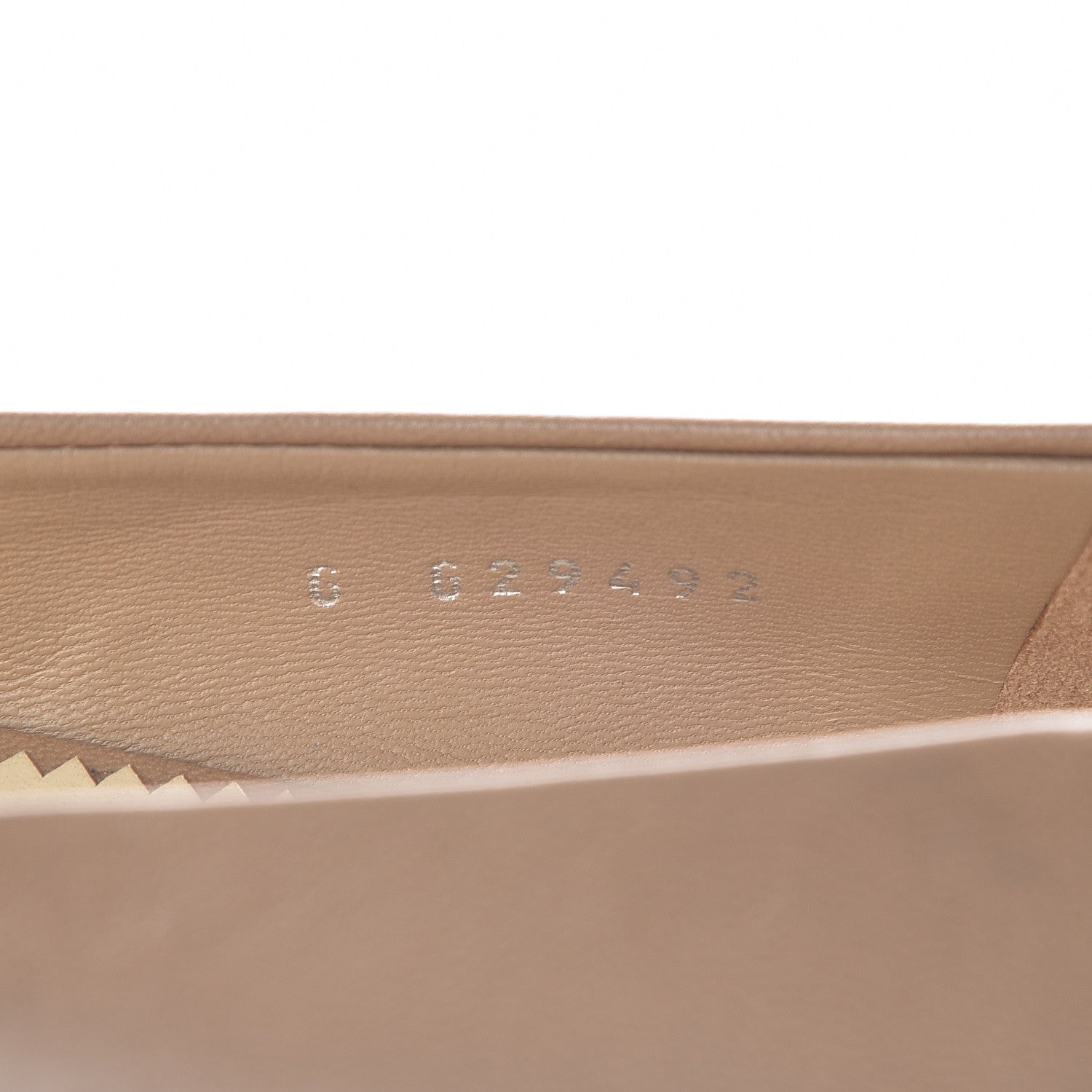 Chanel Lambskin Coco Line Pointed Toe Ballerina Flats 37 Beige Black 8 of 9