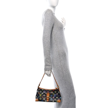 Louis Vuitton Monogram Multicolor Eliza Black 2 of 9