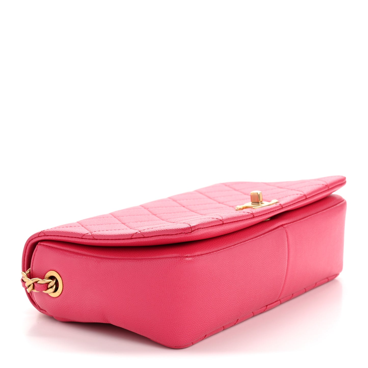 Caviar Quilted Medium Fashion Therapy Flap Bag Pink