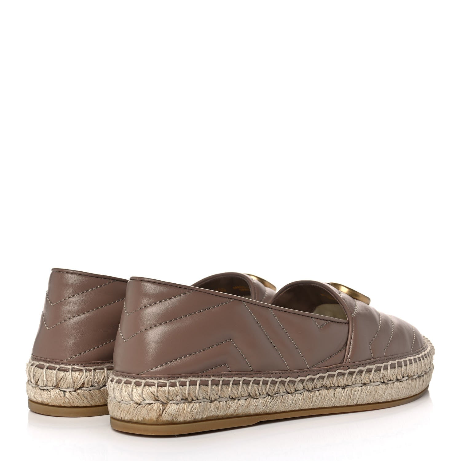 Gucci Nappa Matelasse GG Marmont Espadrilles 38 Porcelain Rose 4 of 8