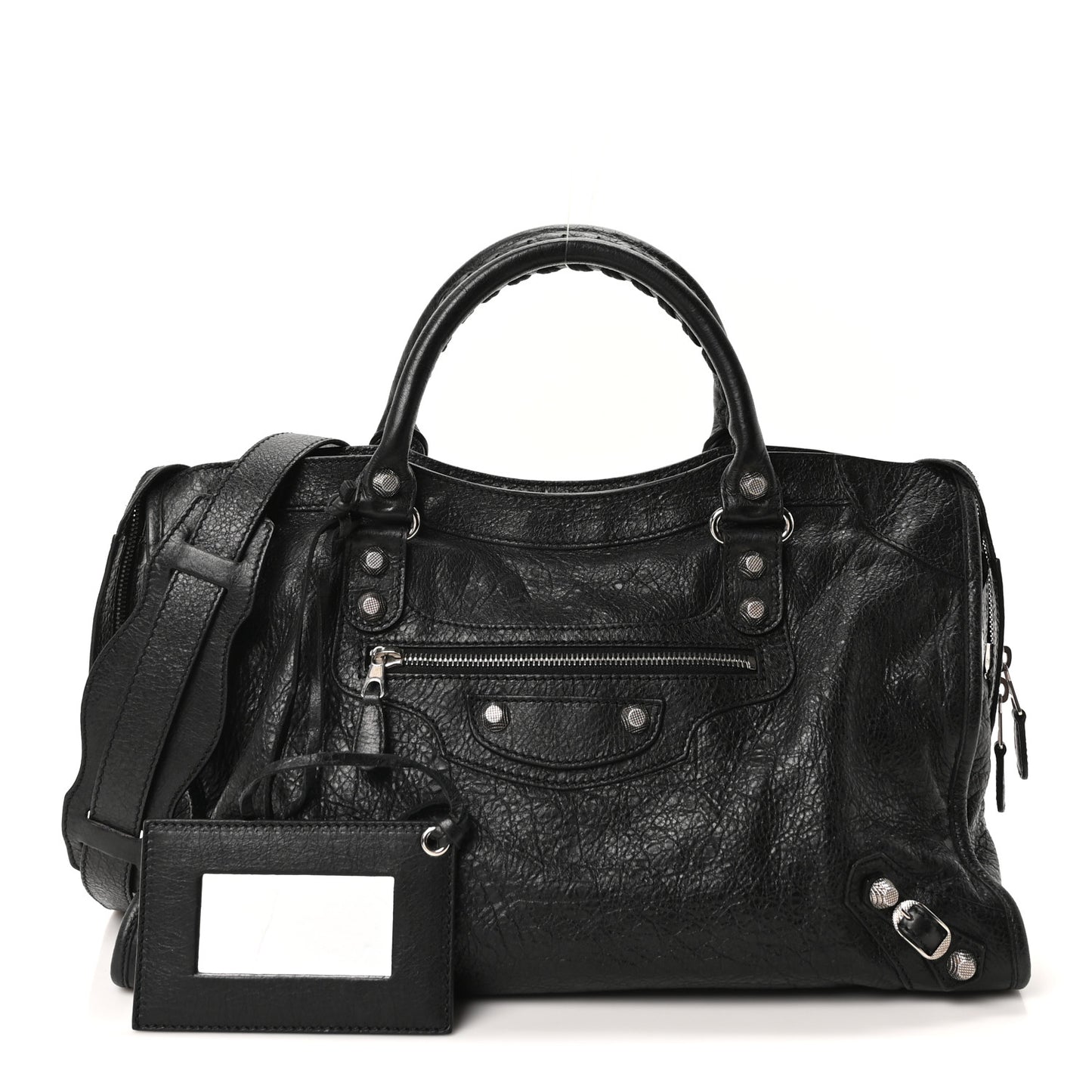 Agneau Giant 12 Silver Hardware City Black