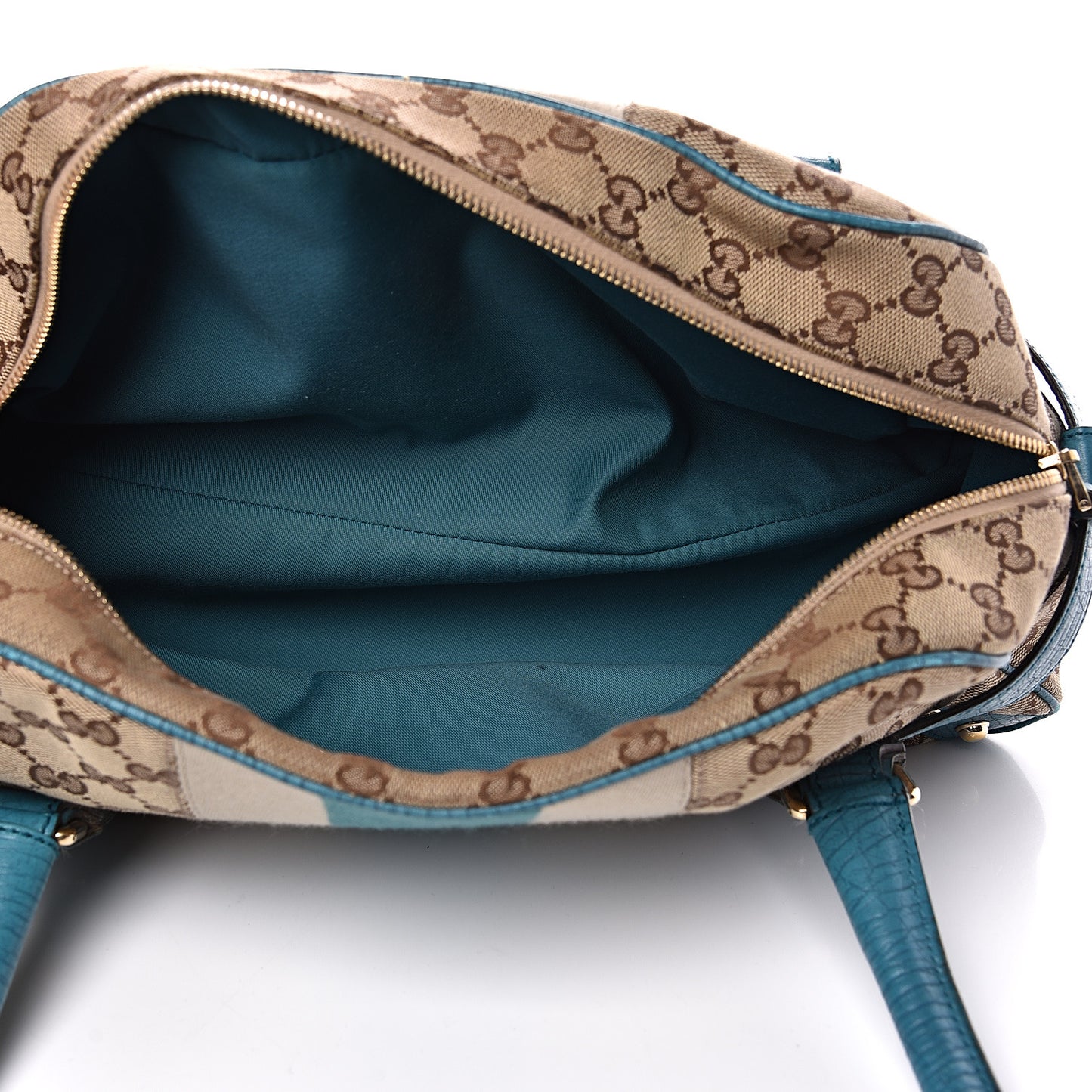 Monogram Horsebit Chain Satchel Blue