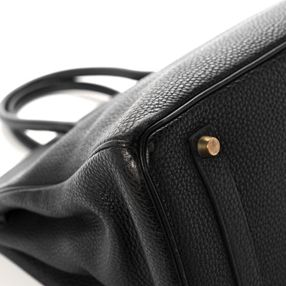 Hermes Togo Birkin 35 Black 10 of 32