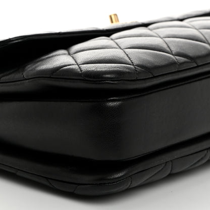 Chanel Lambskin Quilted Medium Trendy CC Flap Dual Handle Bag Black 8 of 9