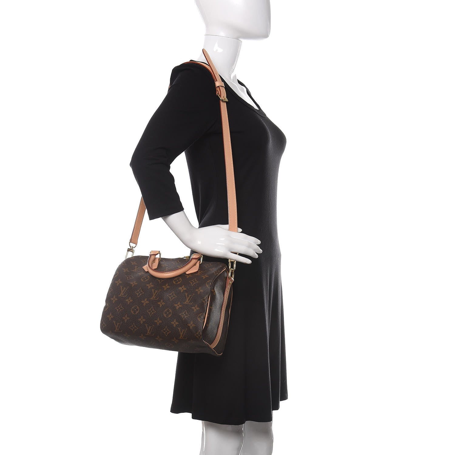 Louis Vuitton Monogram Speedy Bandouliere 25 2 of 11
