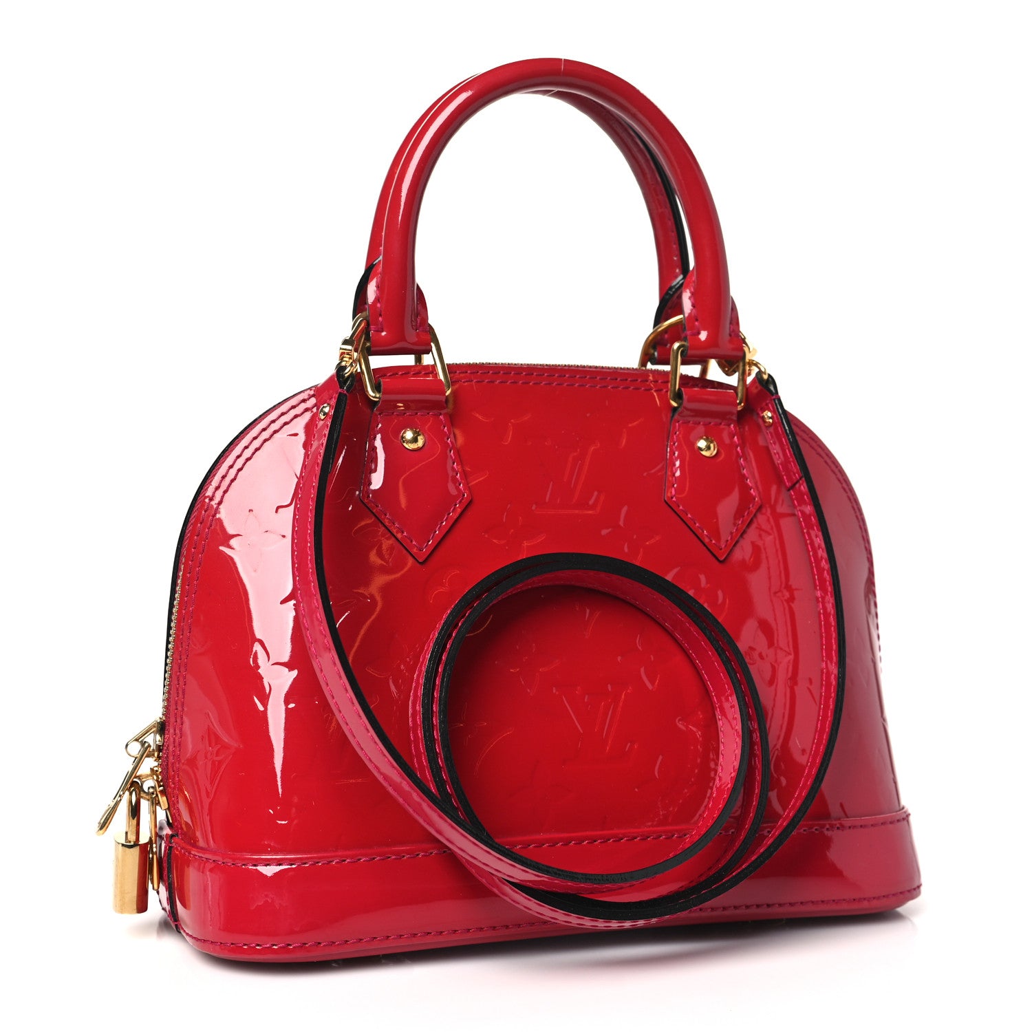 Louis Vuitton Vernis Alma BB Rose Indien 3 of 9