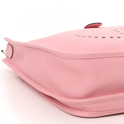 Hermes Taurillon Clemence Evelyne III PM Rose Sakura 9 of 10