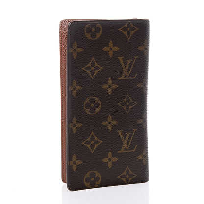 Louis Vuitton Monogram Porte Valeurs Checkbook Wallet 2 of 10