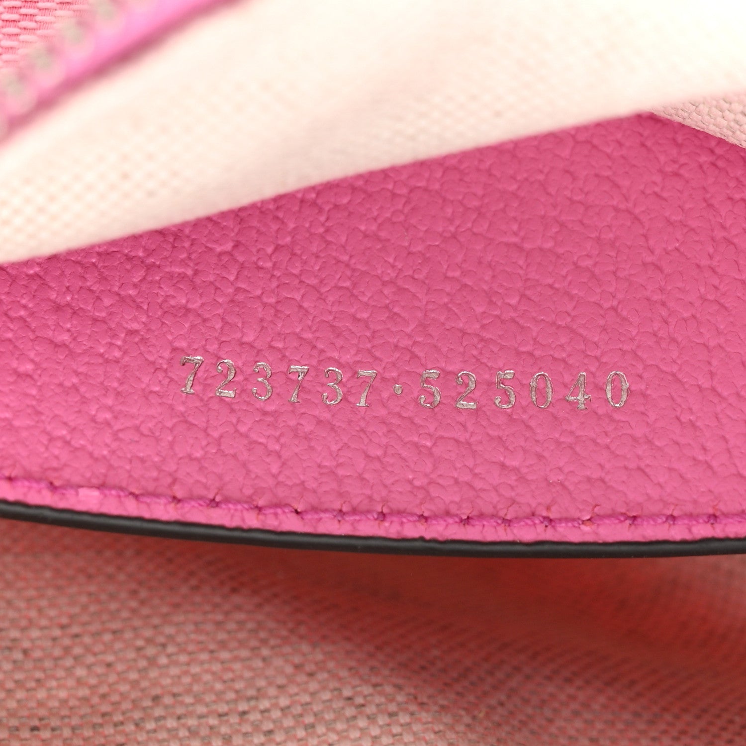 Gucci X PALACE GG Supreme Monogram Palace Textured Dollar Calfskin Shoulder Bag Pink Pale Rose Palace 7 of 11